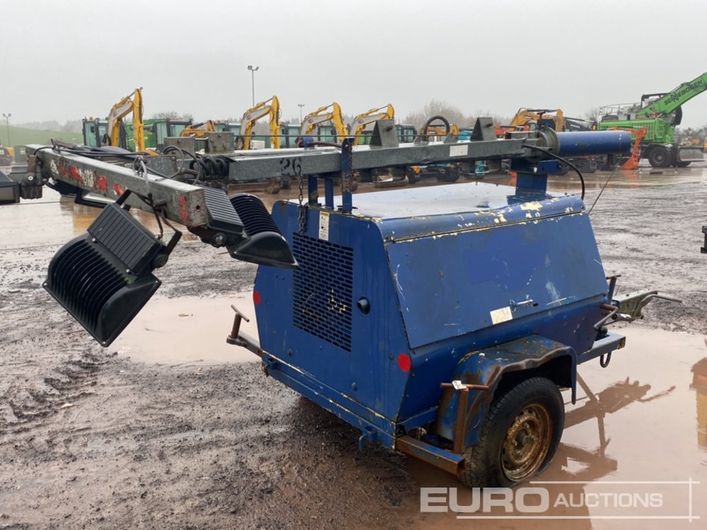 Terex Amida Single Axle LED Lighting Tower, Kubota Engine - Осветительная мачта: фото 5 Terex Amida Single Axle LED Lighting Tower, Kubota Engine - Осветительная мачта: фото 5