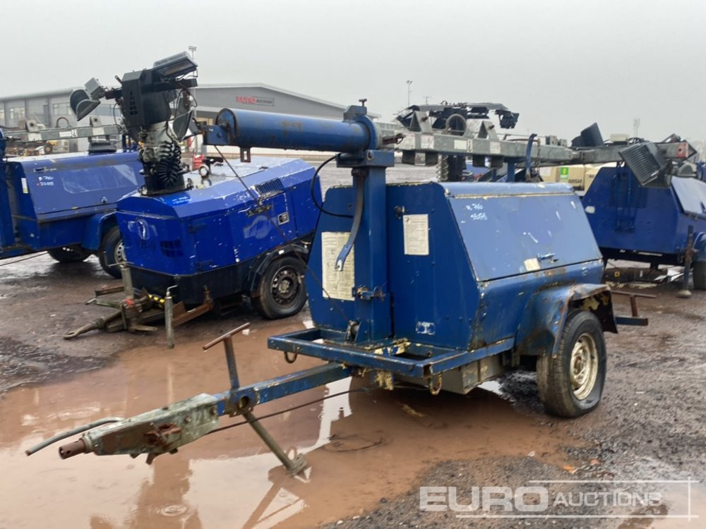Terex Amida Single Axle LED Lighting Tower, Kubota Engine - Осветительная мачта: фото 1 Terex Amida Single Axle LED Lighting Tower, Kubota Engine - Осветительная мачта: фото 1
