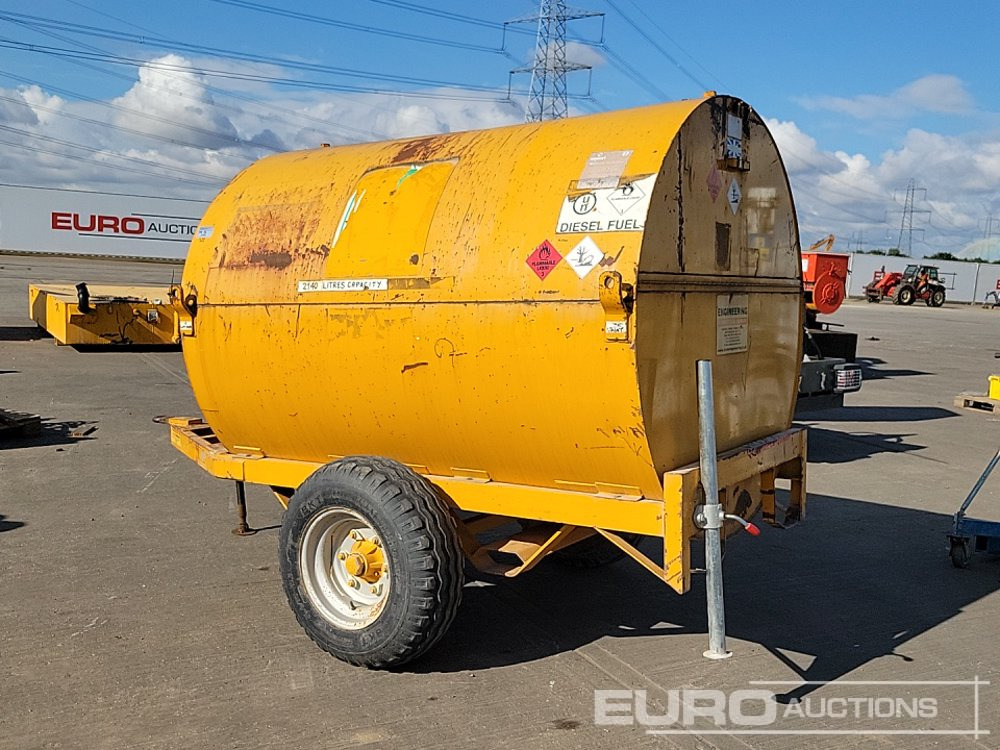 Traier Engineering Single Axle 2183 Litre Bunded Fuel Bowser, Electric Pump - Резервуар для хранения: фото 3 Traier Engineering Single Axle 2183 Litre Bunded Fuel Bowser, Electric Pump - Резервуар для хранения: фото 3