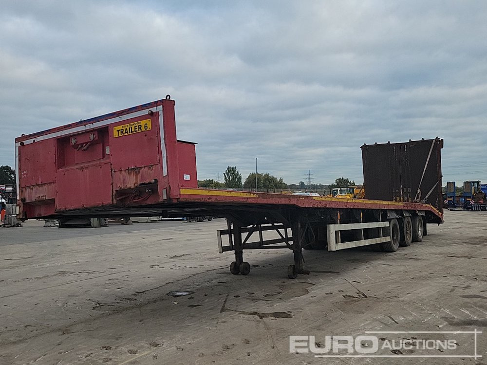 Tri Axle Low Loader Trailer, Winch, Hydraulic Ramp - Низкорамный полуприцеп: фото 1 Tri Axle Low Loader Trailer, Winch, Hydraulic Ramp - Низкорамный полуприцеп: фото 1