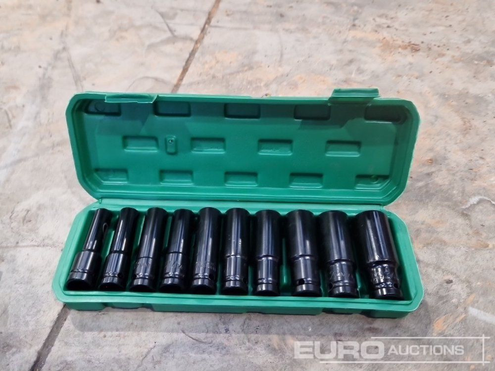 Unused 1/2" Deep Socket Set 10Pcs 10-24mm (2 of) - Оборудование для гаражей/ Мастерских: фото 5 Unused 1/2" Deep Socket Set 10Pcs 10-24mm (2 of) - Оборудование для гаражей/ Мастерских: фото 5