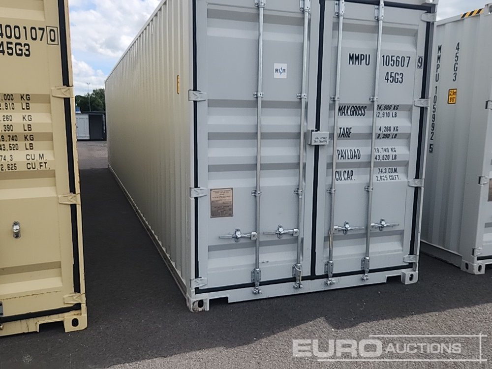 Unused 2025 40' Container, 4 Side Double Doors - Морской контейнер: фото 4 Unused 2025 40' Container, 4 Side Double Doors - Морской контейнер: фото 4