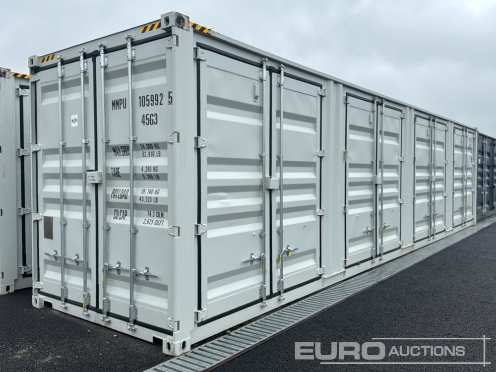 Unused 2025 40' Container, 4 Side Double Doors - Морской контейнер: фото 1 Unused 2025 40' Container, 4 Side Double Doors - Морской контейнер: фото 1