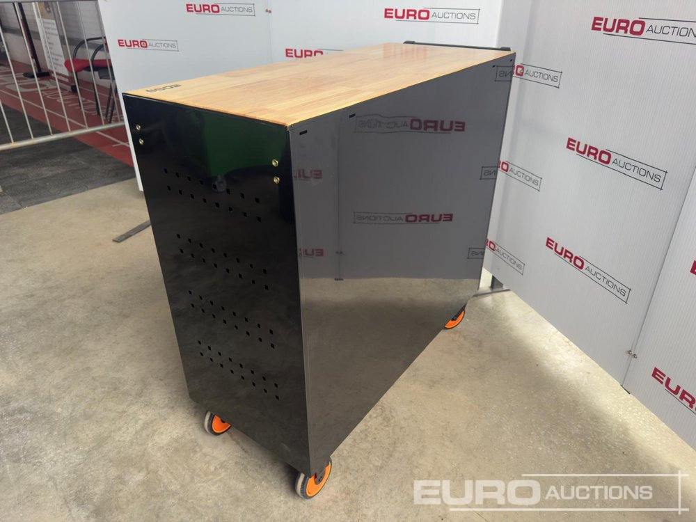 Unused 2025 Boss Wheeled Tool Trolley, 523pcs Tool Kit, Worktop (Black) - Строительное оборудование: фото 5 Unused 2025 Boss Wheeled Tool Trolley, 523pcs Tool Kit, Worktop (Black) - Строительное оборудование: фото 5