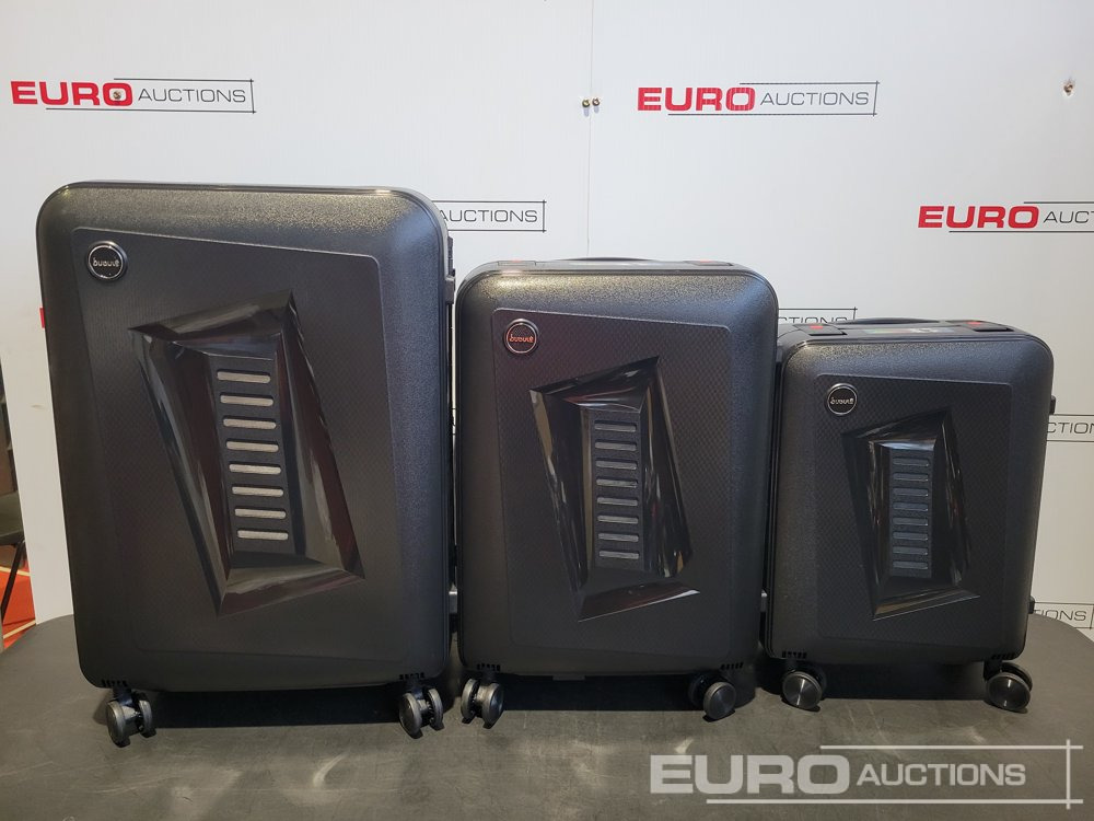 Unused 2025 Bubule Suitcase Set of 3, TSA lock, sizes 20" 24" 28" (Black) - Строительное оборудование: фото 2 Unused 2025 Bubule Suitcase Set of 3, TSA lock, sizes 20" 24" 28" (Black) - Строительное оборудование: фото 2