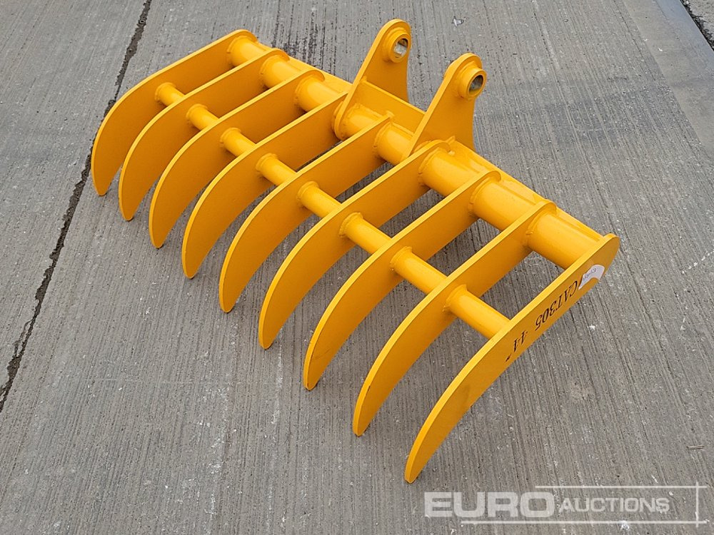 Unused 2025 GIYI 44" Rake 45mm Pin to suit 4-6 Ton Excavator - Ковш: фото 1 Unused 2025 GIYI 44" Rake 45mm Pin to suit 4-6 Ton Excavator - Ковш: фото 1