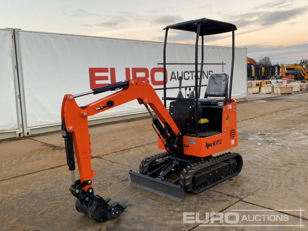 Unused 2025 JPC KV12 - Мини-экскаватор: фото 1 Unused 2025 JPC KV12 - Мини-экскаватор: фото 1