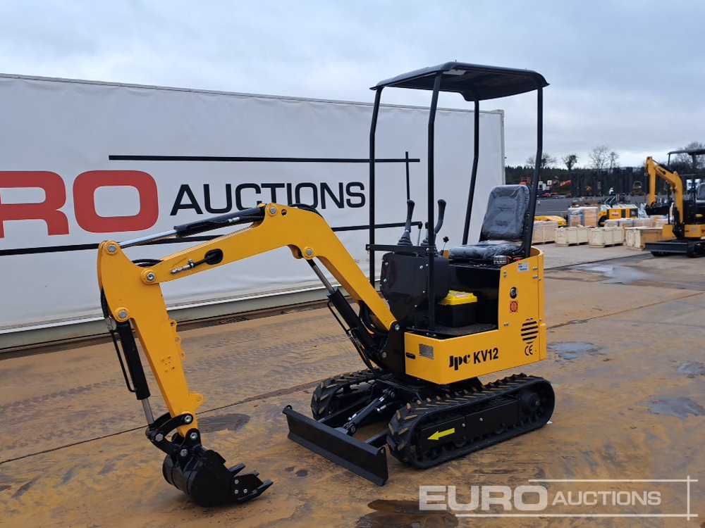Unused 2025 JPC KV12 - Мини-экскаватор: фото 1 Unused 2025 JPC KV12 - Мини-экскаватор: фото 1