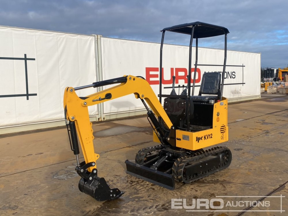 Unused 2025 JPC KV12 - Мини-экскаватор: фото 1 Unused 2025 JPC KV12 - Мини-экскаватор: фото 1