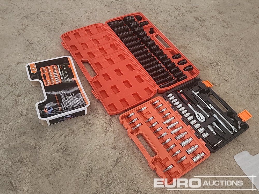 Unused 35pc 1/2 Inch Long Reach Socket Set, 53pc Socket And Bit Set - Оборудование для гаражей/ Мастерских: фото 4 Unused 35pc 1/2 Inch Long Reach Socket Set, 53pc Socket And Bit Set - Оборудование для гаражей/ Мастерских: фото 4