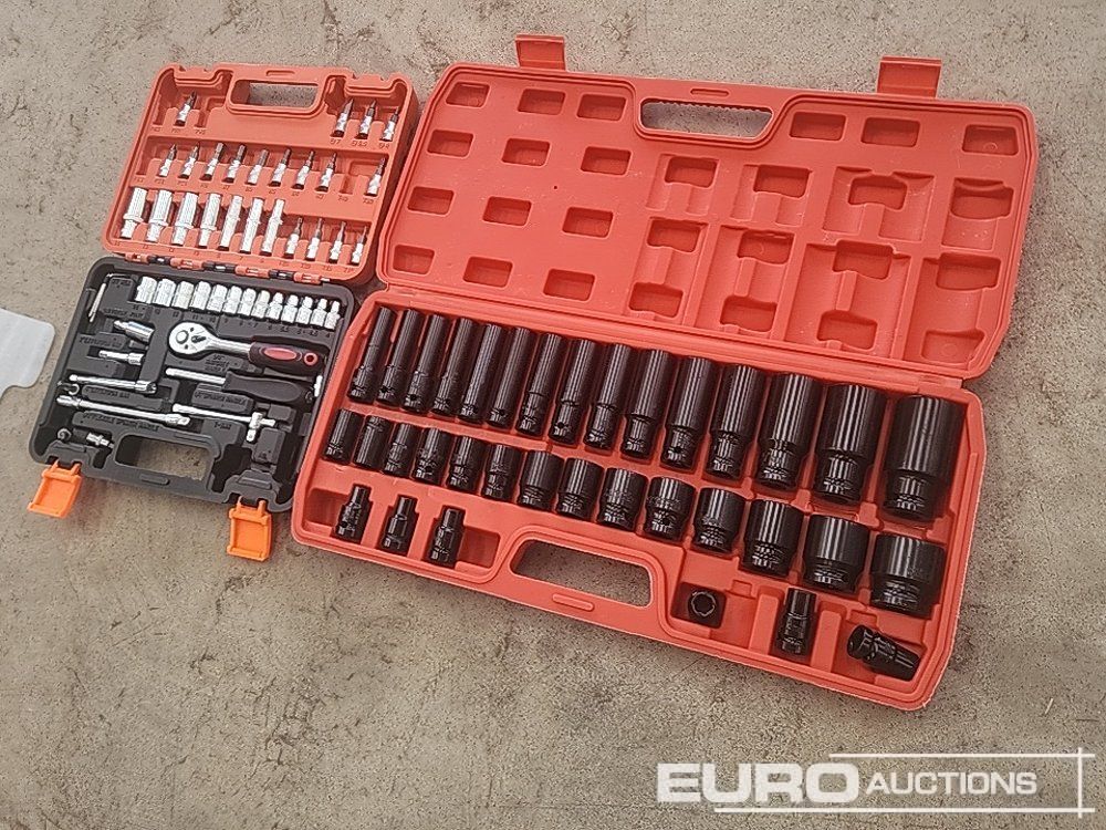 Unused 35pc 1/2 Inch Long Reach Socket Set, 53pc Socket And Bit Set - Оборудование для гаражей/ Мастерских: фото 2 Unused 35pc 1/2 Inch Long Reach Socket Set, 53pc Socket And Bit Set - Оборудование для гаражей/ Мастерских: фото 2