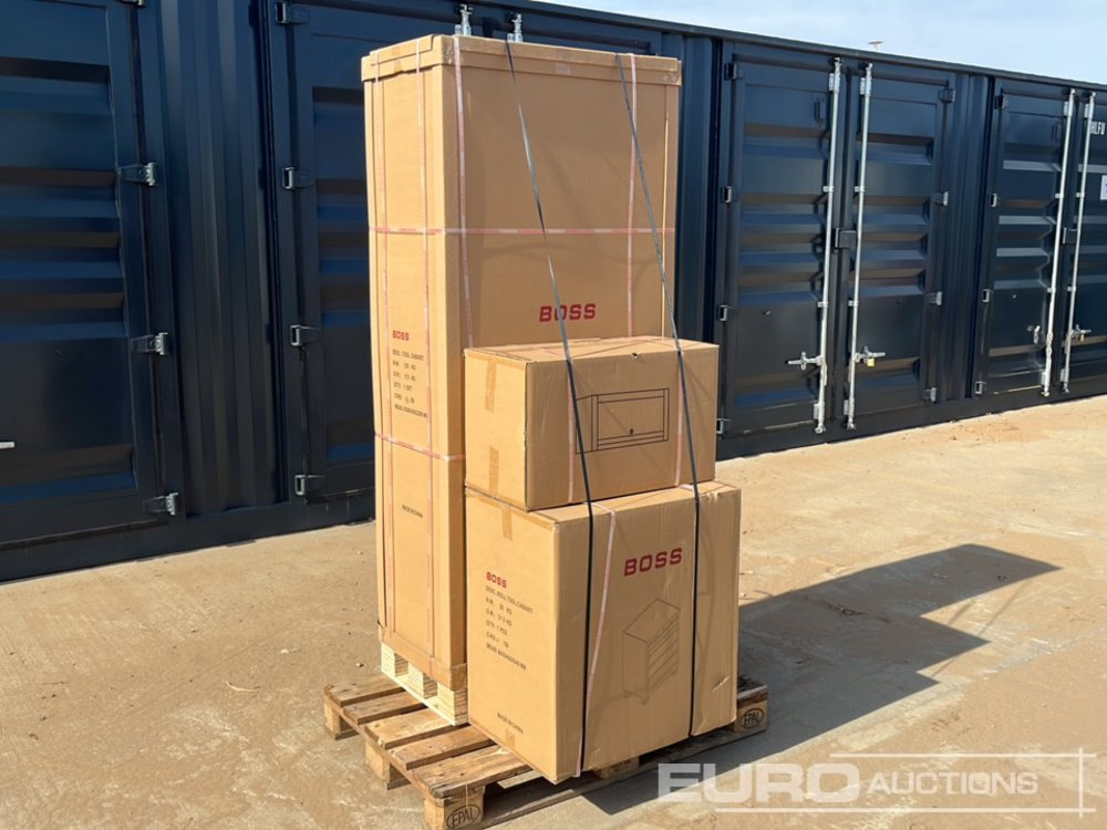 Строительное оборудование Unused Boss 2.6m 9 Drawer, 5 Cabinet Tool Station: фото 21