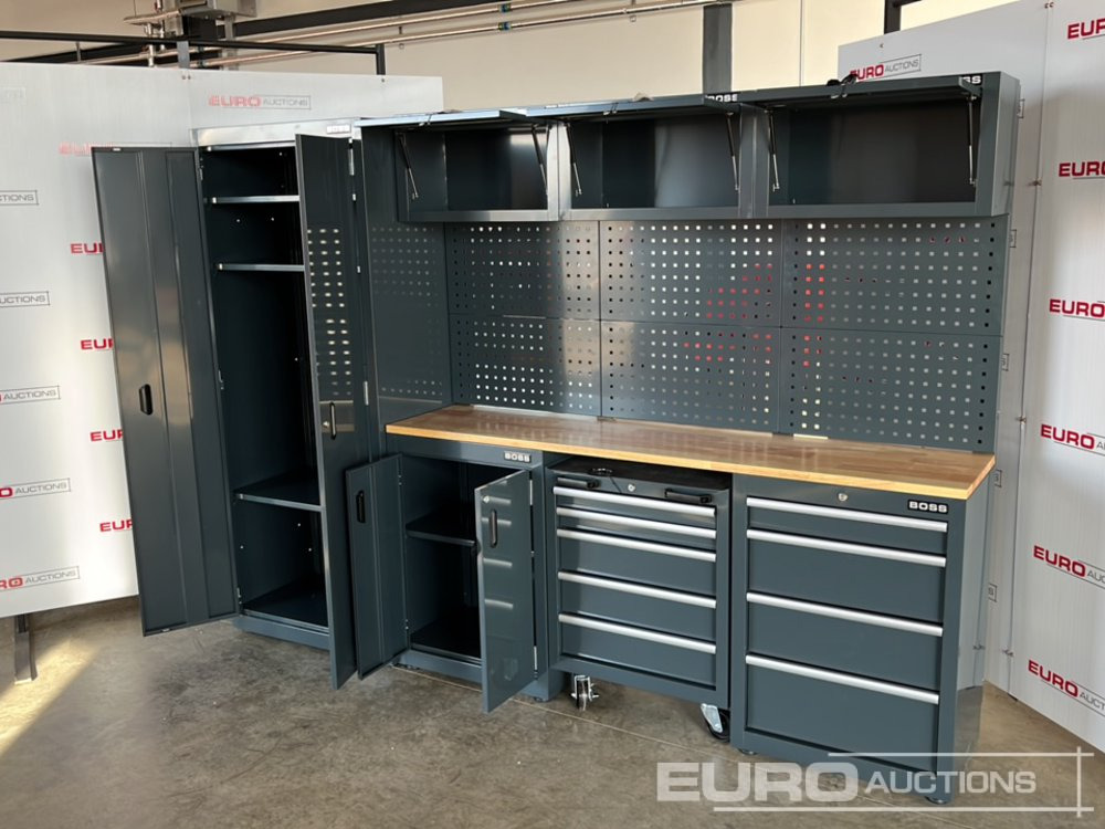 Строительное оборудование Unused Boss 2.6m 9 Drawer, 5 Cabinet Tool Station: фото 6