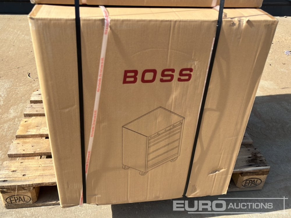 Строительное оборудование Unused Boss 2.6m 9 Drawer, 5 Cabinet Tool Station: фото 22