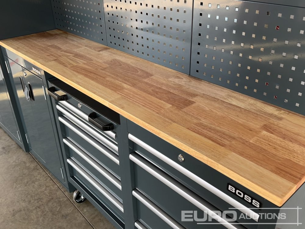 Строительное оборудование Unused Boss 2.6m 9 Drawer, 5 Cabinet Tool Station: фото 17
