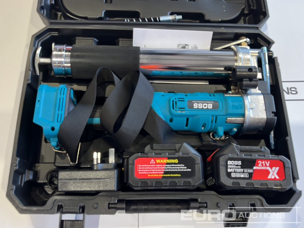 Unused Boss 21 Volt Lithium Battery Cordless Grease Gun - Оборудование для гаражей/ Мастерских: фото 1 Unused Boss 21 Volt Lithium Battery Cordless Grease Gun - Оборудование для гаражей/ Мастерских: фото 1