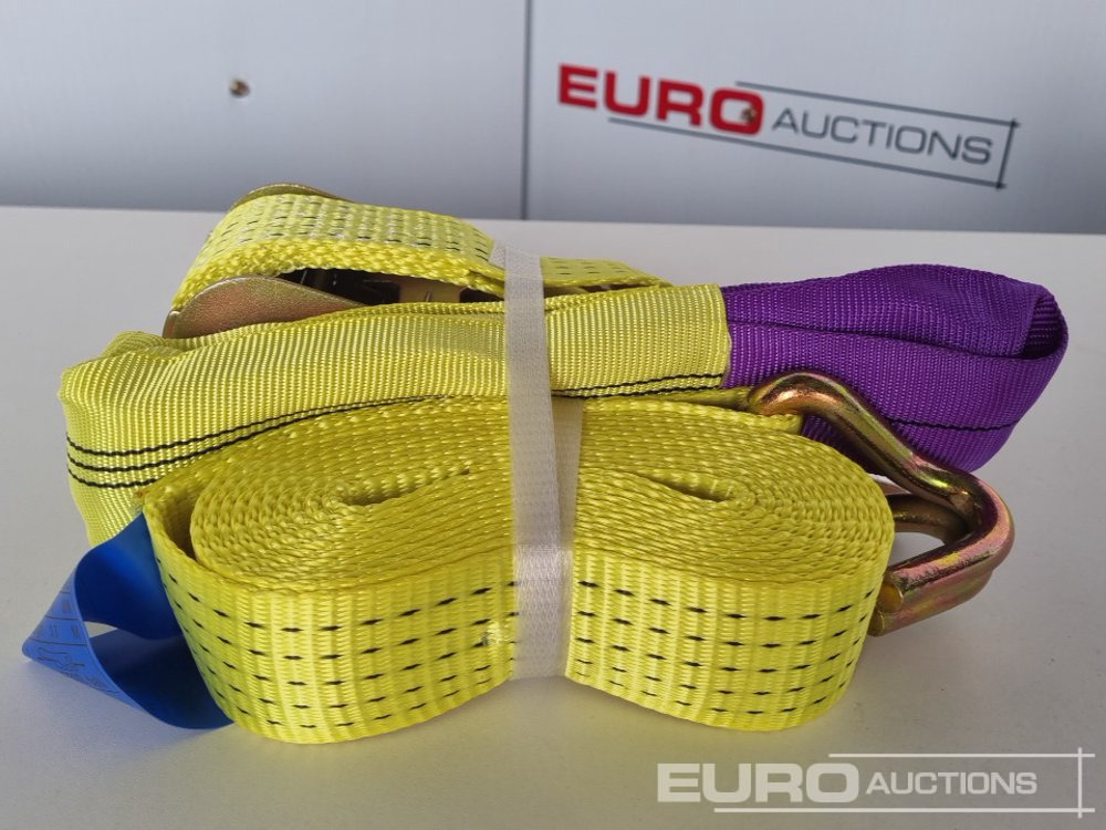 Unused Boss 4M x 50mm 5 Ton Ratchet Straps with Sling (4 of) - Оборудование для гаражей/ Мастерских: фото 2 Unused Boss 4M x 50mm 5 Ton Ratchet Straps with Sling (4 of) - Оборудование для гаражей/ Мастерских: фото 2