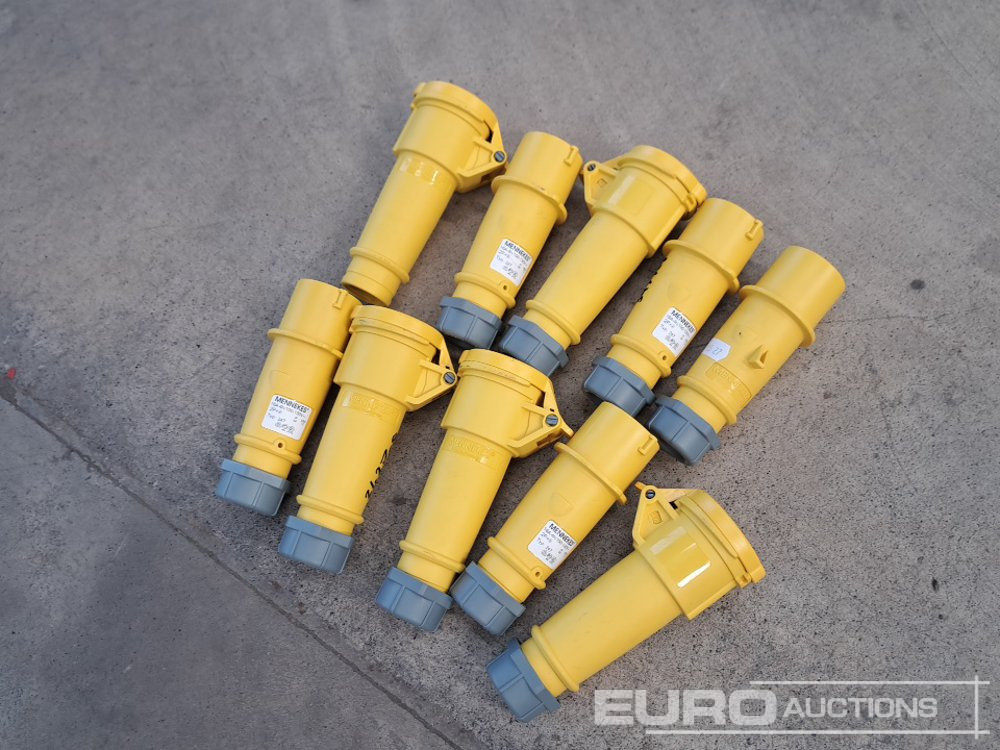 Unused Mennekes 16A 100-130V Plugs (10 of) - Оборудование для гаражей/ Мастерских: фото 1 Unused Mennekes 16A 100-130V Plugs (10 of) - Оборудование для гаражей/ Мастерских: фото 1