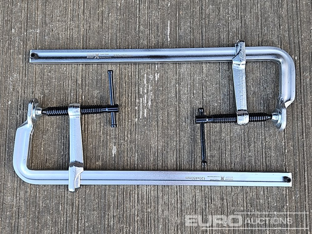 Unused Solid X Forged Welding Clamps 120mm x 450mm (2 Pieces) - Строительное оборудование: фото 3 Unused Solid X Forged Welding Clamps 120mm x 450mm (2 Pieces) - Строительное оборудование: фото 3