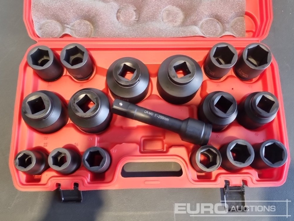 Unused Solid X Impact 1" Drive 17 Piece Socket Set - Строительное оборудование: фото 5 Unused Solid X Impact 1" Drive 17 Piece Socket Set - Строительное оборудование: фото 5
