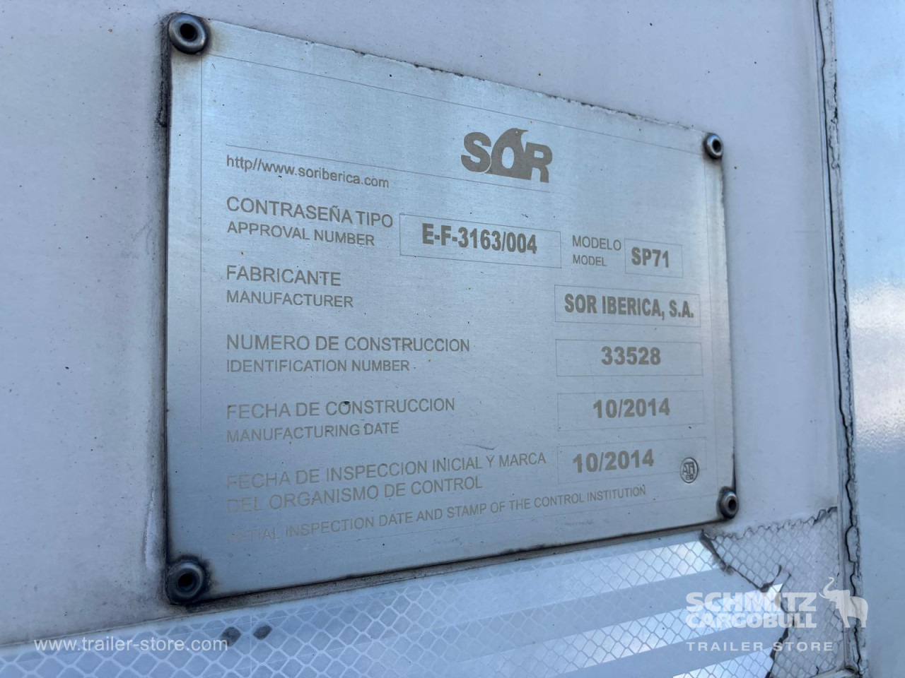 SOR IBERICA Remolque Frigo Standard - Прицеп-рефрижератор: фото 3 SOR IBERICA Remolque Frigo Standard - Прицеп-рефрижератор: фото 3