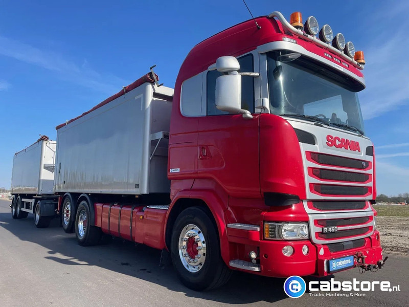 Scania R450 LB6X2*4HNB Euro 6 - Year 2016 - RETARDER - ALUMINIUM kipper + FLOOR kipper aanhangwagen - Good Condition !! - Самосвал: фото 2 Scania R450 LB6X2*4HNB Euro 6 - Year 2016 - RETARDER - ALUMINIUM kipper + FLOOR kipper aanhangwagen - Good Condition !! - Самосвал: фото 2