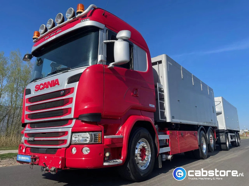 Scania R450 LB6X2*4HNB Euro 6 - Year 2016 - RETARDER - ALUMINIUM kipper + FLOOR kipper aanhangwagen - Good Condition !! - Самосвал: фото 3 Scania R450 LB6X2*4HNB Euro 6 - Year 2016 - RETARDER - ALUMINIUM kipper + FLOOR kipper aanhangwagen - Good Condition !! - Самосвал: фото 3
