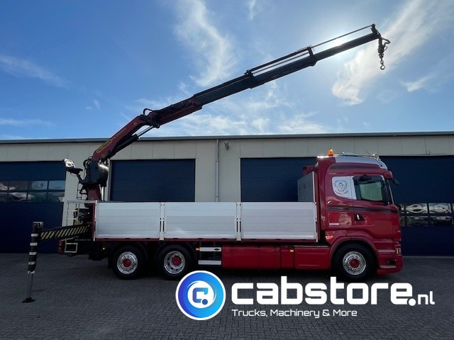 Scania R520 LB6X2*4HNB Euro 6 - Bouwjaar 2013 - Highline - Opticruise - Open box + Palfinger PK 24001-K B Autolaadkraan - Good condition ! - Грузовик бортовой/ Платформа, Автоманипулятор: фото 3 Scania R520 LB6X2*4HNB Euro 6 - Bouwjaar 2013 - Highline - Opticruise - Open box + Palfinger PK 24001-K B Autolaadkraan - Good condition ! - Грузовик бортовой/ Платформа, Автоманипулятор: фото 3
