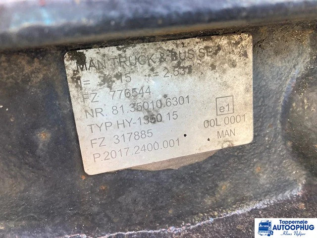 MAN HY1350 – 2.53 – MAN 81.35010-6301 - Дифференциал для Грузовиков: фото 3 MAN HY1350 – 2.53 – MAN 81.35010-6301 - Дифференциал для Грузовиков: фото 3