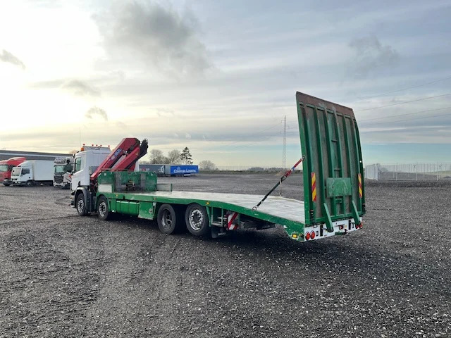 Scania P450 8X2*6 Knæklad + Kran HMF1820 – Machinetransporter - Автовоз, Автоманипулятор: фото 5 Scania P450 8X2*6 Knæklad + Kran HMF1820 – Machinetransporter - Автовоз, Автоманипулятор: фото 5