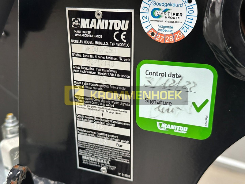 Manitou W6000 - Телескопический погрузчик: фото 4 Manitou W6000 - Телескопический погрузчик: фото 4