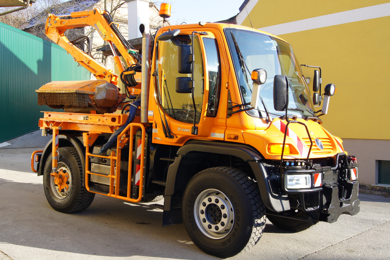 Коммунальная/ Специальная техника Unimog Unimog U 400/Hydrostat/Mähtür +MULAG MHU 800: фото 7