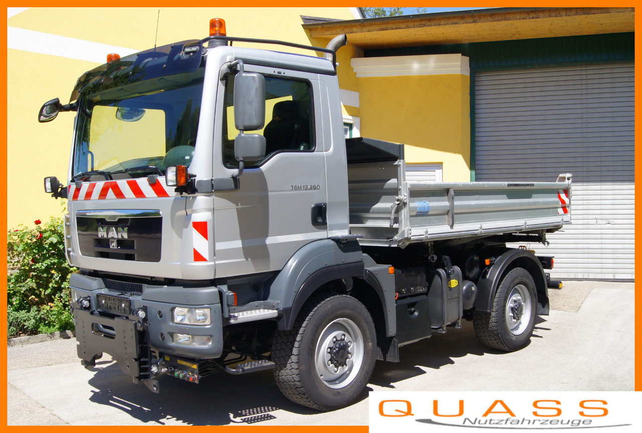 MAN TGM 13.290/4x4/TÜV/Euro 5/einzelbereift/Winterdienst - Самосвал: фото 1 MAN TGM 13.290/4x4/TÜV/Euro 5/einzelbereift/Winterdienst - Самосвал: фото 1