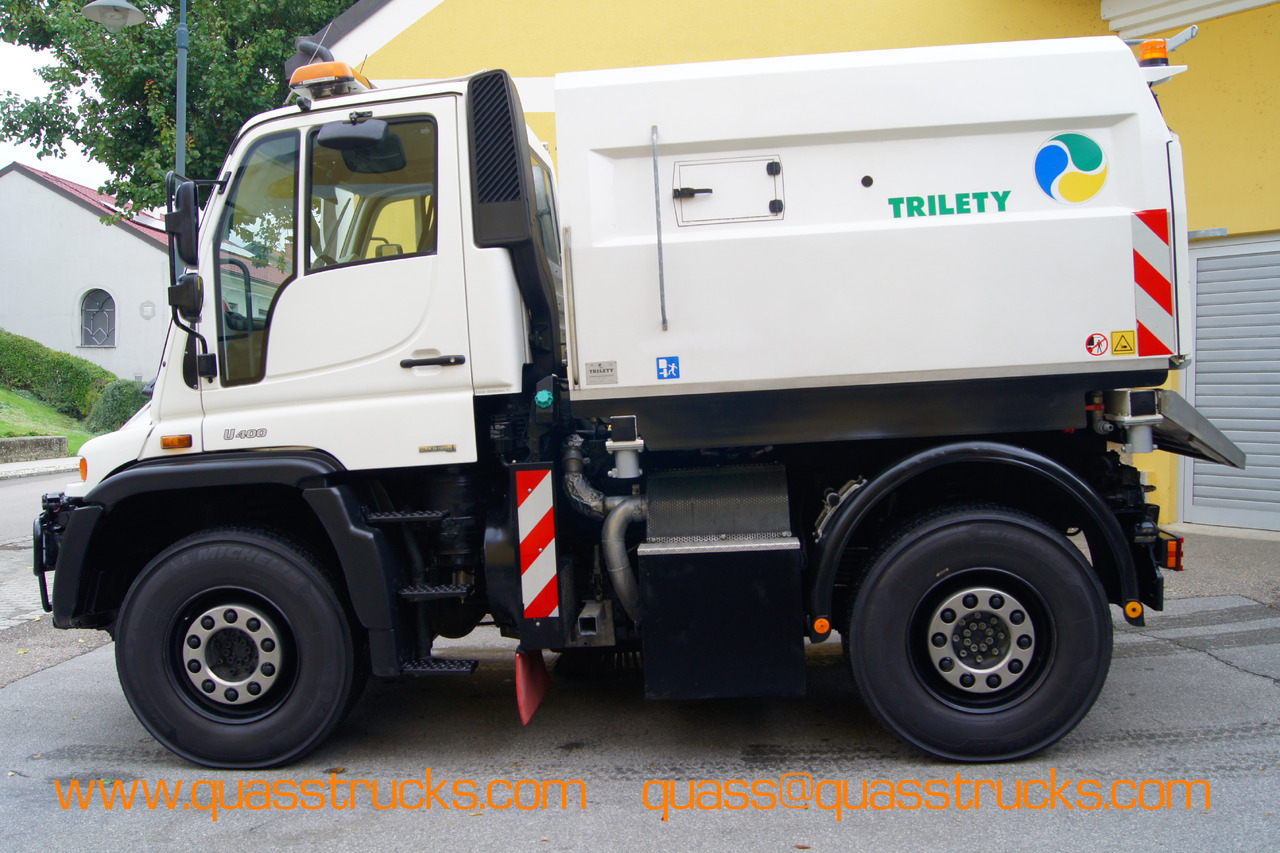 MERCEDES-BENZ Unimog U400 + TRILETY Kehrmaschine/TÜV/EUR4/Leistungshydraulik - Подметально-уборочная машина: фото 3 MERCEDES-BENZ Unimog U400 + TRILETY Kehrmaschine/TÜV/EUR4/Leistungshydraulik - Подметально-уборочная машина: фото 3