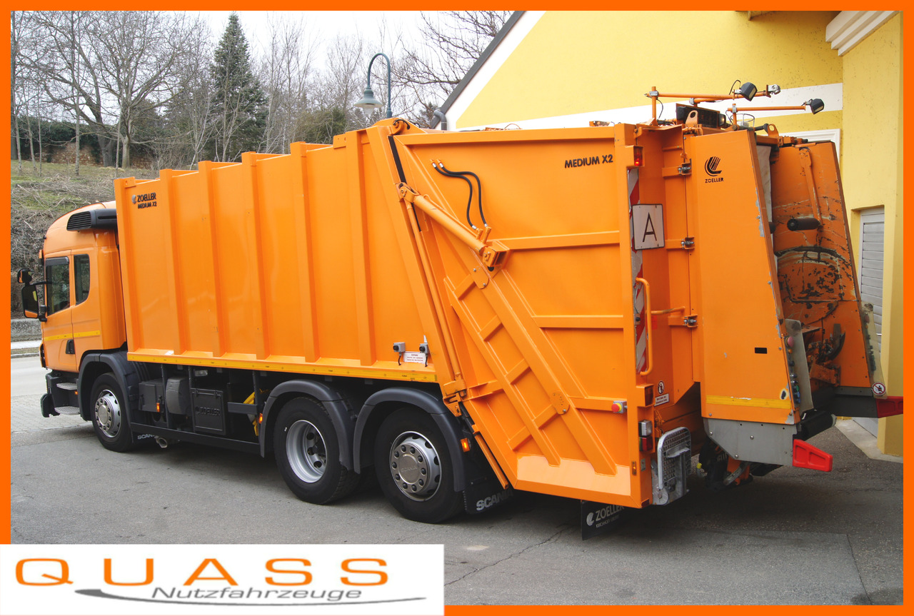 Scania P280 6x2-2/Euro6/ZOELLER MEDIUM X2 C21 Variopress - Мусоровоз: фото 1 Scania P280 6x2-2/Euro6/ZOELLER MEDIUM X2 C21 Variopress - Мусоровоз: фото 1