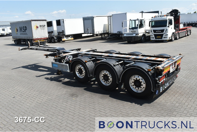 D-Tec FLEXITRAILER | 2x20-30-40-45ft HC * BPW / DISC * ALCOA * 3x EXTENDABLE - Полуприцеп-контейнеровоз/ Сменный кузов: фото 3 D-Tec FLEXITRAILER | 2x20-30-40-45ft HC * BPW / DISC * ALCOA * 3x EXTENDABLE - Полуприцеп-контейнеровоз/ Сменный кузов: фото 3