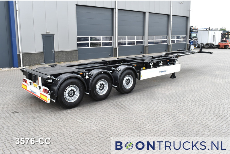 Krone SD BOX LINER NEW / UNREGISTERED | 2x20-40-45ft * LIFT AXLE * DISC BRAKES - Полуприцеп-контейнеровоз/ Сменный кузов: фото 1 Krone SD BOX LINER NEW / UNREGISTERED | 2x20-40-45ft * LIFT AXLE * DISC BRAKES - Полуприцеп-контейнеровоз/ Сменный кузов: фото 1