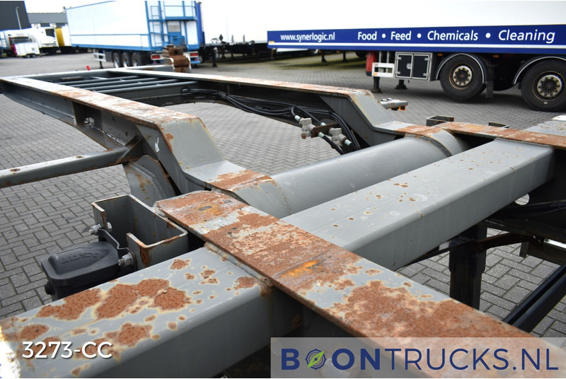 Полуприцеп-контейнеровоз/ Сменный кузов Krone SDC 27 FIXED | 2x20-30-40ft HC * LIFT AXLE * NL TRAILER: фото 9