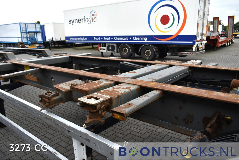 Полуприцеп-контейнеровоз/ Сменный кузов Krone SDC 27 FIXED | 2x20-30-40ft HC * LIFT AXLE * NL TRAILER: фото 11