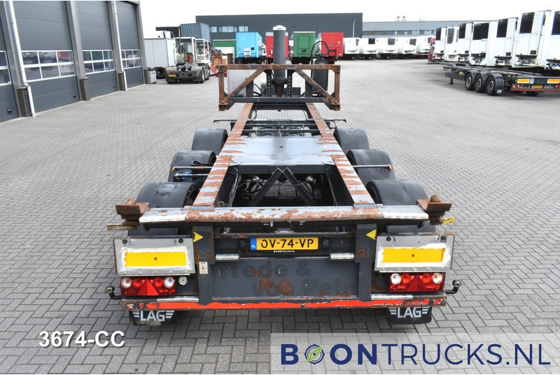 LAG O-3-CC A9 | 20ft TIPPING CHASSIS * 24v SELF SUPPORT * LIFT AXLE * BPW / DISC - Полуприцеп-контейнеровоз/ Сменный кузов: фото 2 LAG O-3-CC A9 | 20ft TIPPING CHASSIS * 24v SELF SUPPORT * LIFT AXLE * BPW / DISC - Полуприцеп-контейнеровоз/ Сменный кузов: фото 2