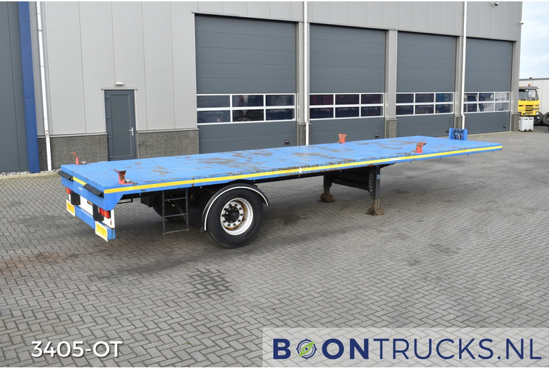 Schmitz Cargobull SKO 10 PLATTE BAK | TWISTLOCKS 20ft * L 900 cm * KENTEKEN LANGZAAM VERKEER - Полуприцеп бортовой/ Платформа: фото 1 Schmitz Cargobull SKO 10 PLATTE BAK | TWISTLOCKS 20ft * L 900 cm * KENTEKEN LANGZAAM VERKEER - Полуприцеп бортовой/ Платформа: фото 1