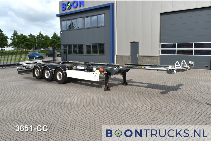 Van Hool A3C002 2x20-30-40-45ft HC * LIFT AXLE * SAF / DISC * EXTENDABLE REAR - Полуприцеп-контейнеровоз/ Сменный кузов: фото 4 Van Hool A3C002 2x20-30-40-45ft HC * LIFT AXLE * SAF / DISC * EXTENDABLE REAR - Полуприцеп-контейнеровоз/ Сменный кузов: фото 4