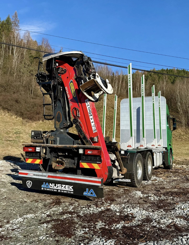 Лесовоз, Автоманипулятор для транспортировки леса SCANIA R580: фото 6