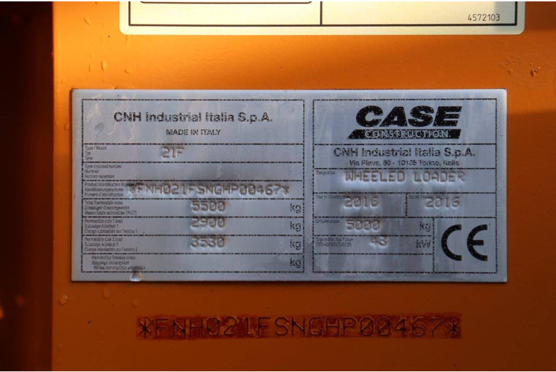 Колёсный погрузчик Case CASE 21F Wheel Loader: фото 20