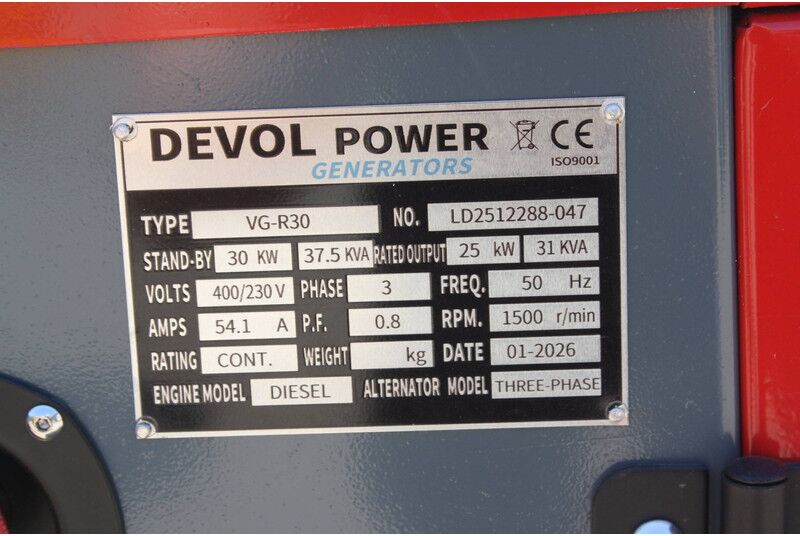 Электрогенератор Devol Power VG-R30: фото 11