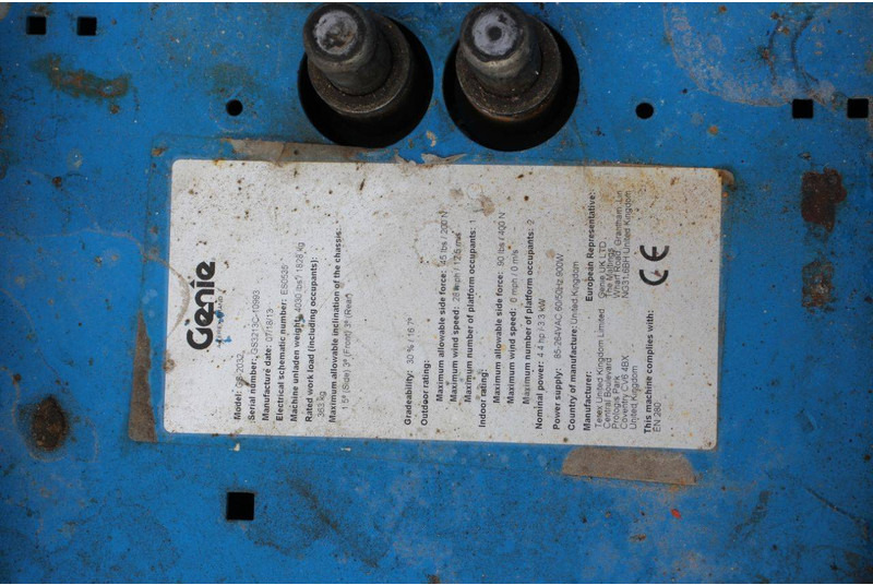 Ножничный подъемник Genie GS2032: фото 20 Ножничный подъемник Genie GS2032: фото 20