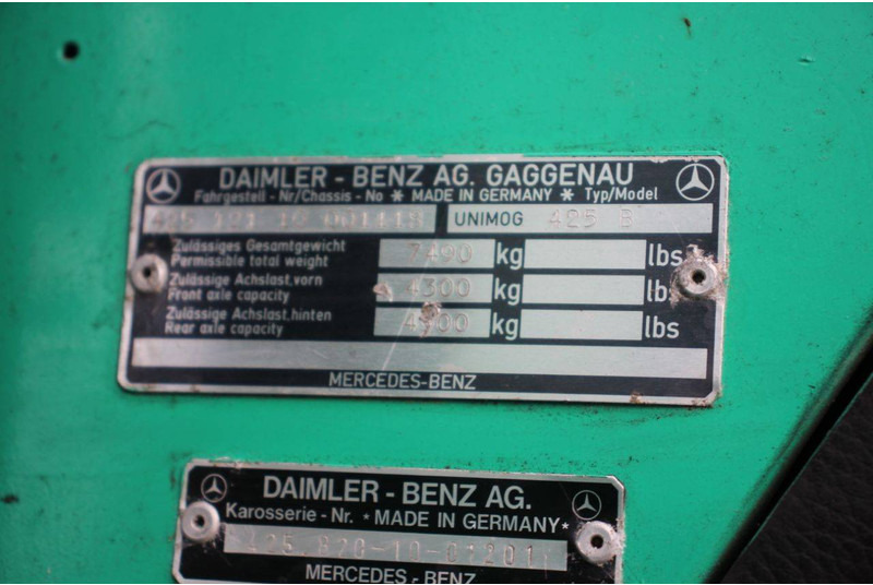 Грузовик бортовой/ Платформа Mercedes-Benz Unimog 1300: фото 17 Грузовик бортовой/ Платформа Mercedes-Benz Unimog 1300: фото 17