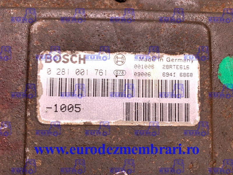 CALCULATOR KIT PORNIRE MAN 3 460CP 0281001761 - Блок управления для Грузовиков: фото 2 CALCULATOR KIT PORNIRE MAN 3 460CP 0281001761 - Блок управления для Грузовиков: фото 2