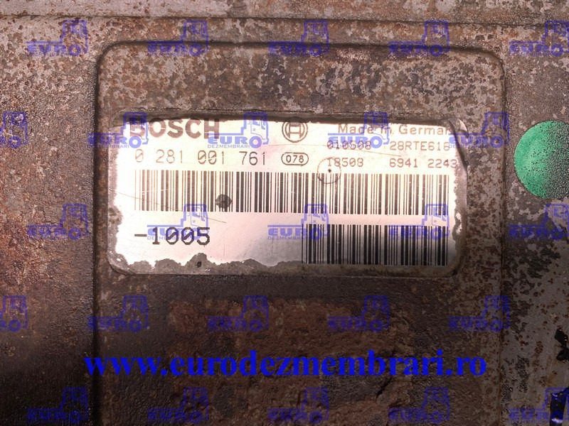 CALCULATOR KIT PORNIRE MAN TGA D28 510CP 0281001761 - Блок управления для Грузовиков: фото 2 CALCULATOR KIT PORNIRE MAN TGA D28 510CP 0281001761 - Блок управления для Грузовиков: фото 2