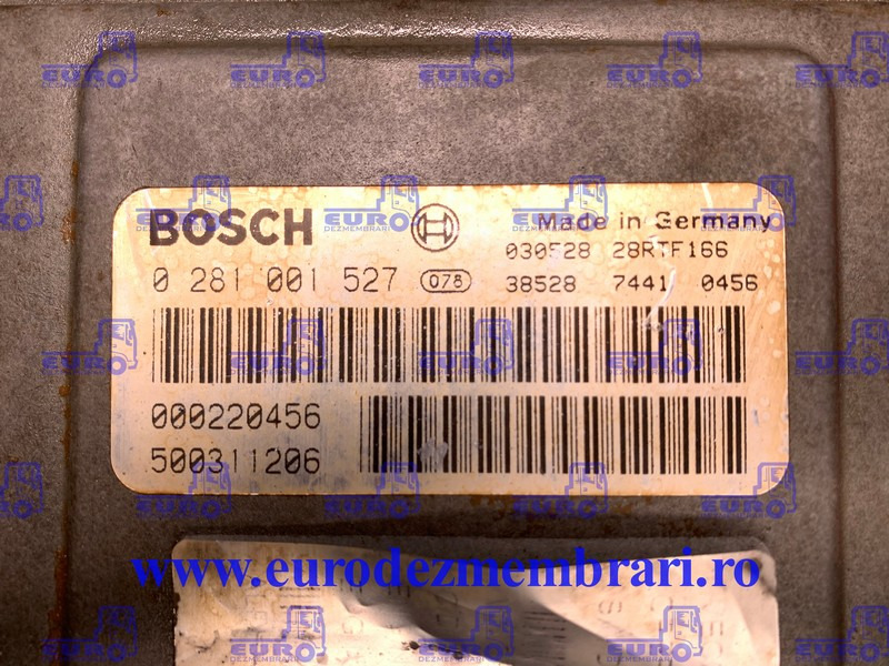 CALCULATOR MOTOR IVECO CURSOR 8 E3 500311206, 0281001527 - Блок управления для Грузовиков: фото 2 CALCULATOR MOTOR IVECO CURSOR 8 E3 500311206, 0281001527 - Блок управления для Грузовиков: фото 2